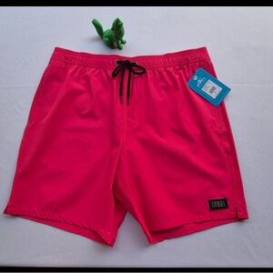 O'NEILL Men's Solid Volley Swimshorts Color FUS.Size MEDIUM.